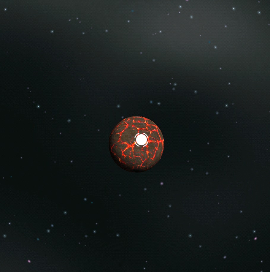 Filling crosshair reticle