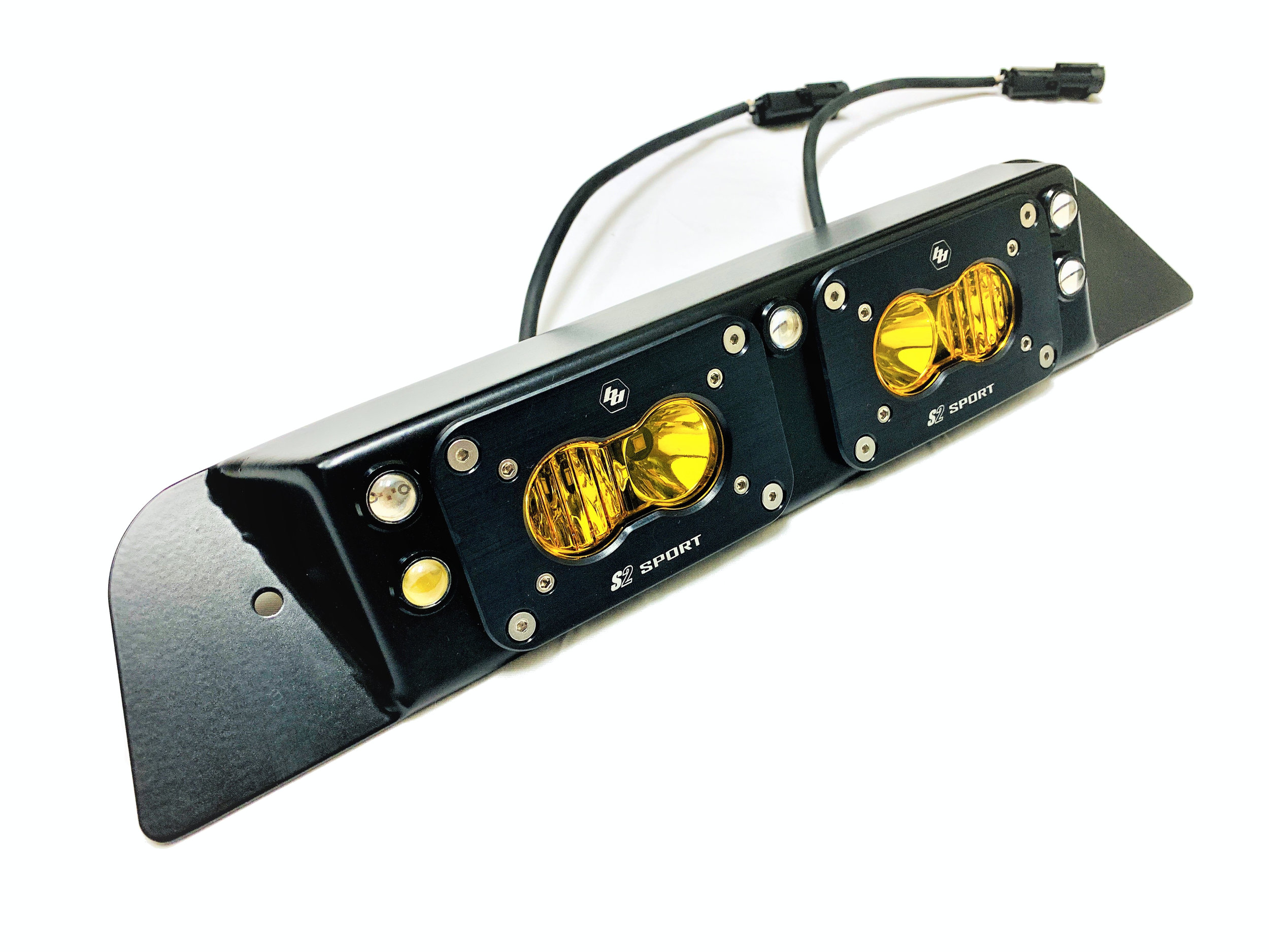 High Mount Waterproof 3D Dual Row LED Bar Third Light Brake Light for 07-13 Chevy Silverado/GMC Sierra Clear Lens 