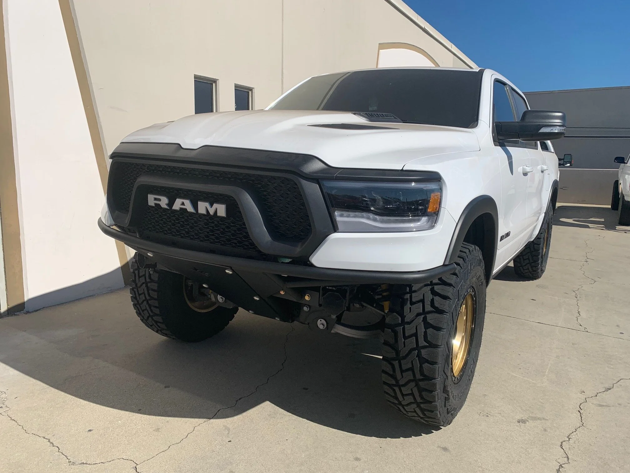 photo 2017 Ram 1500 Rebel Front Bumper evil offroad 2019 ram rebel pure evil