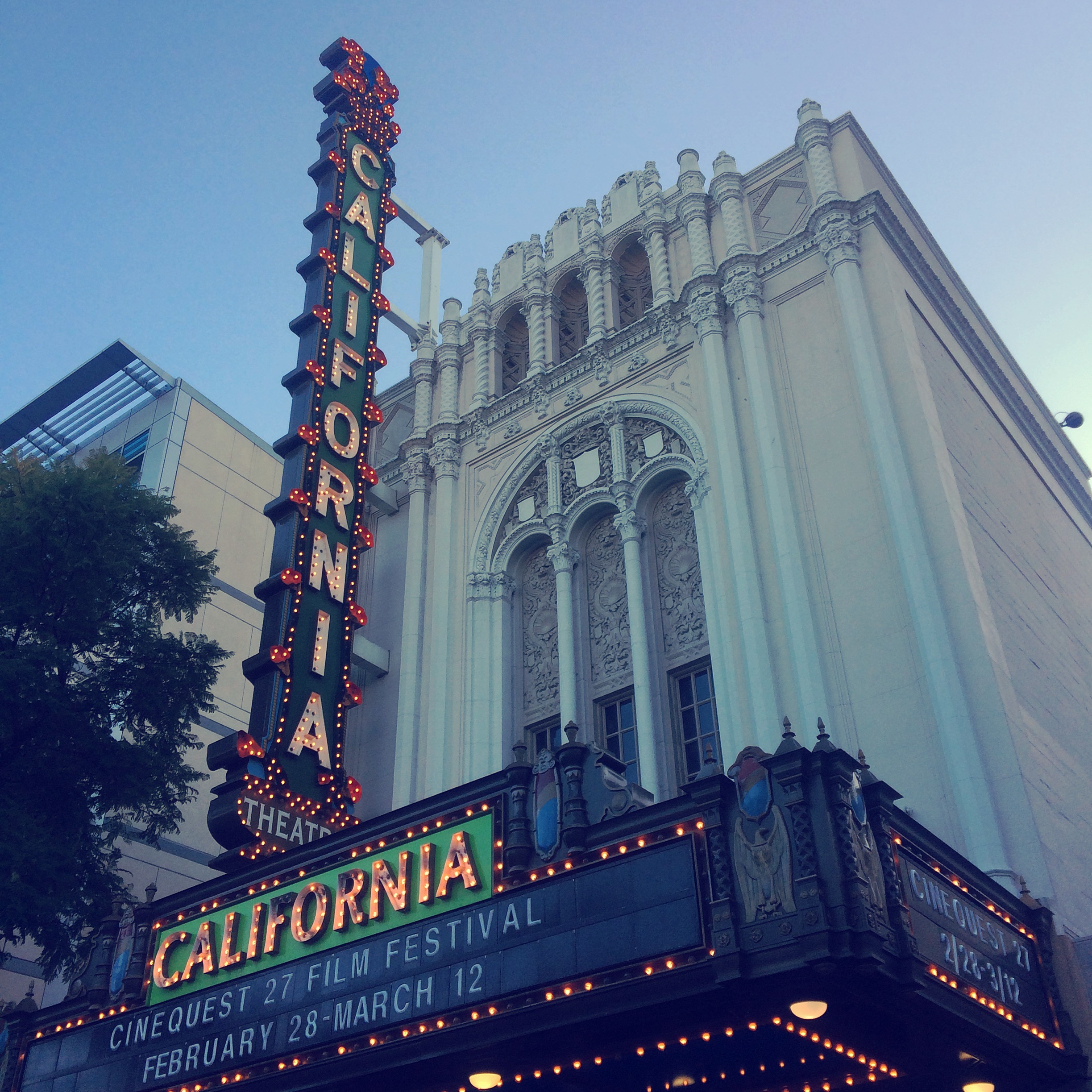 The main theater at Cinequest with a capacity of 1,100! One day I'll premiere here!
