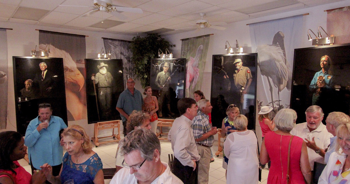 Exhibition Party in the Studio ©Connie Bransilver