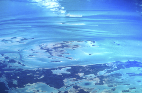 Aerial of Florida Bay ©Connie Bransilver