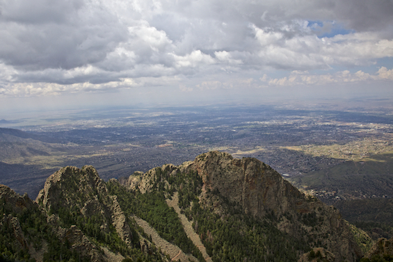 View from Sandia Crest over Albuquerque