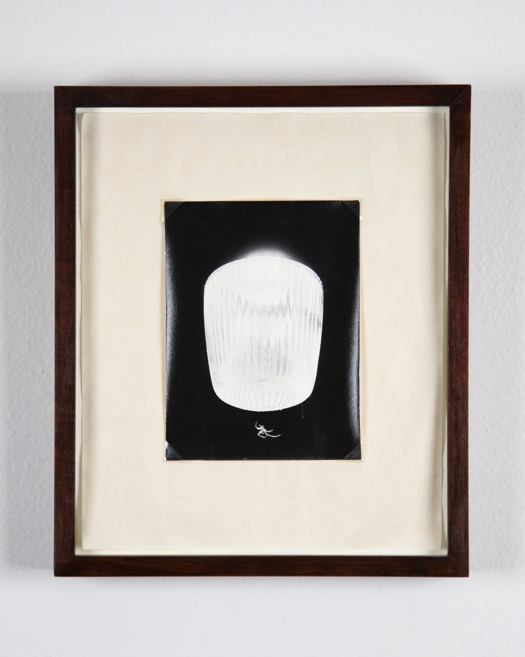   handmade maple frame archival pigment print mounted on coffee toned paper  
