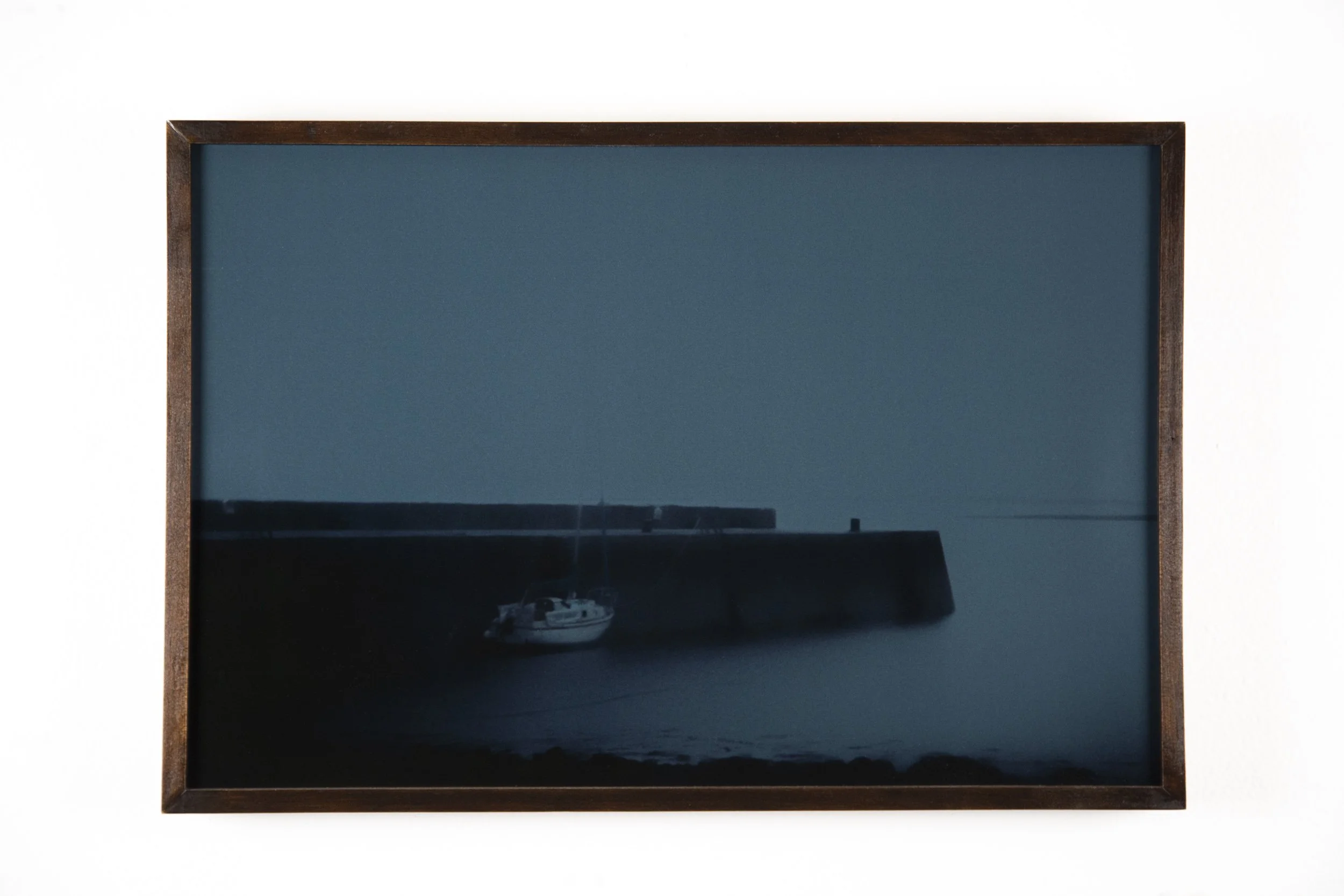   handmade walnut frame archival pigment print  