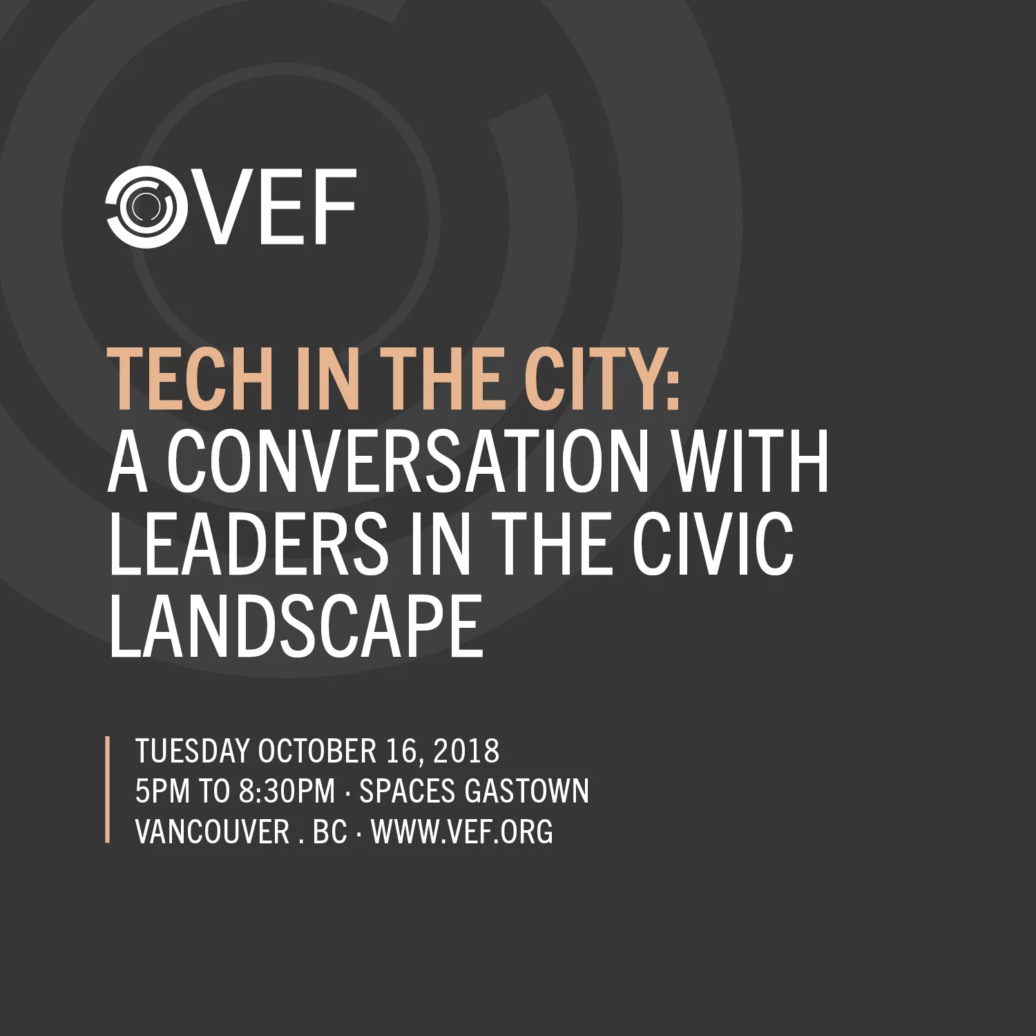 Tech in the City: A Conversation with Leaders in the Civic Landscape