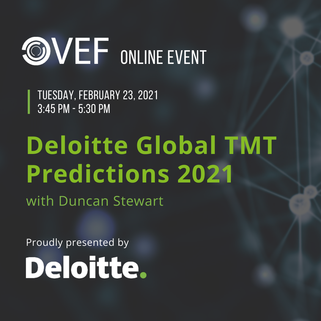 Deloitte Global TMT Predictions 2021 with Duncan Stewart, proudly presented by Deloitte