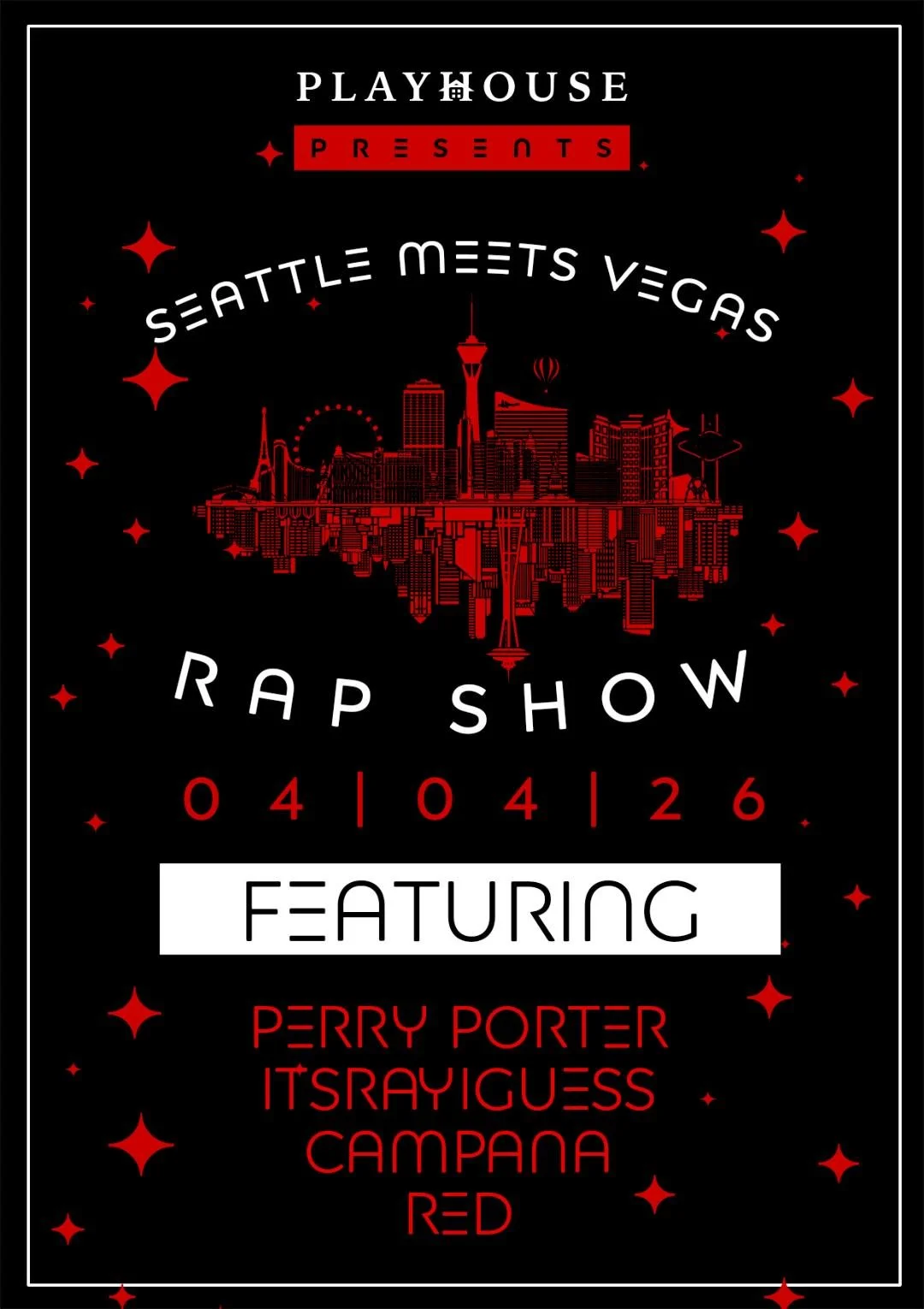 SEATTLE MEETS VEGAS (RAP SHOW)