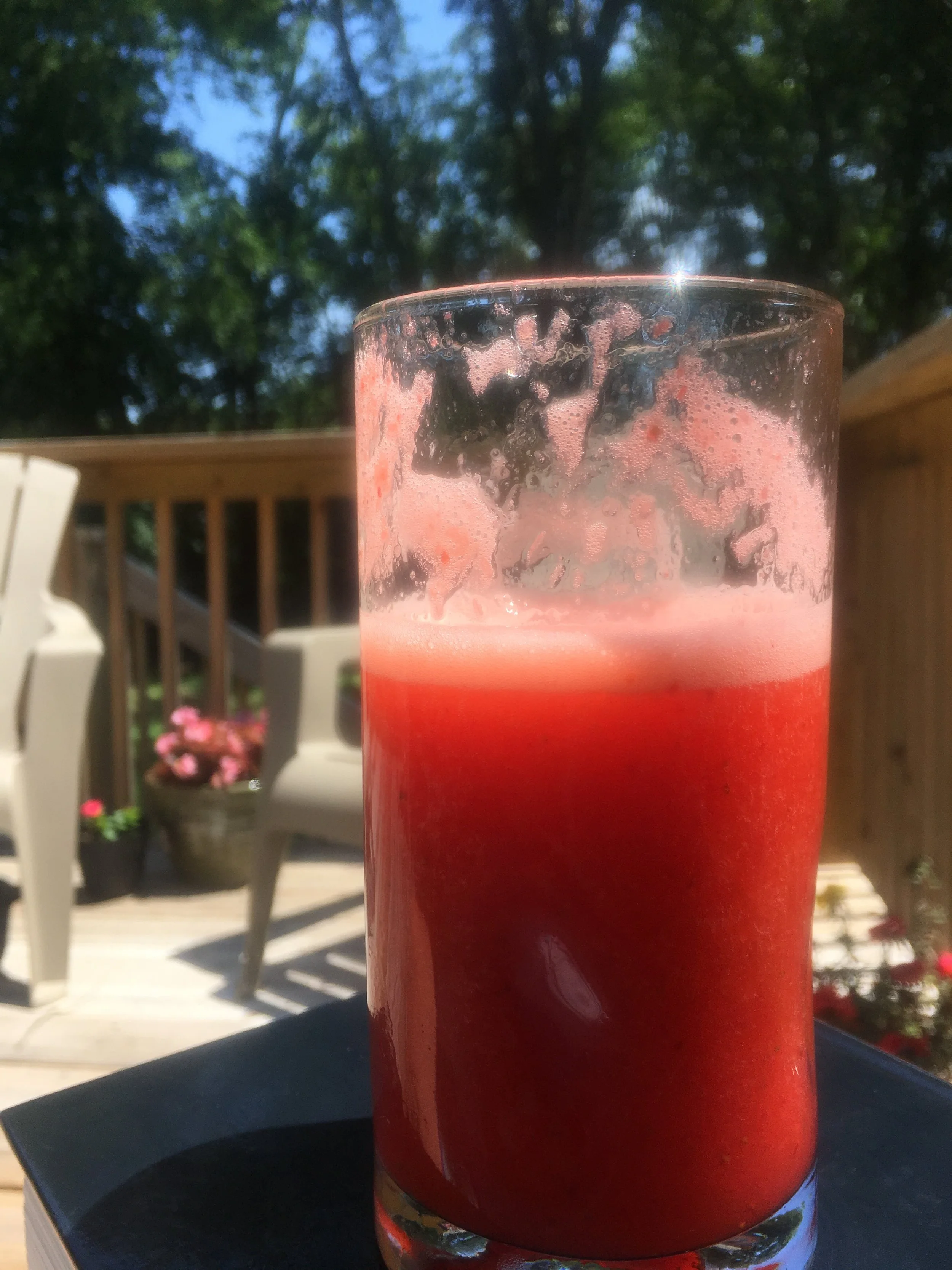 So crisp and refreshing on an 87 degree day!