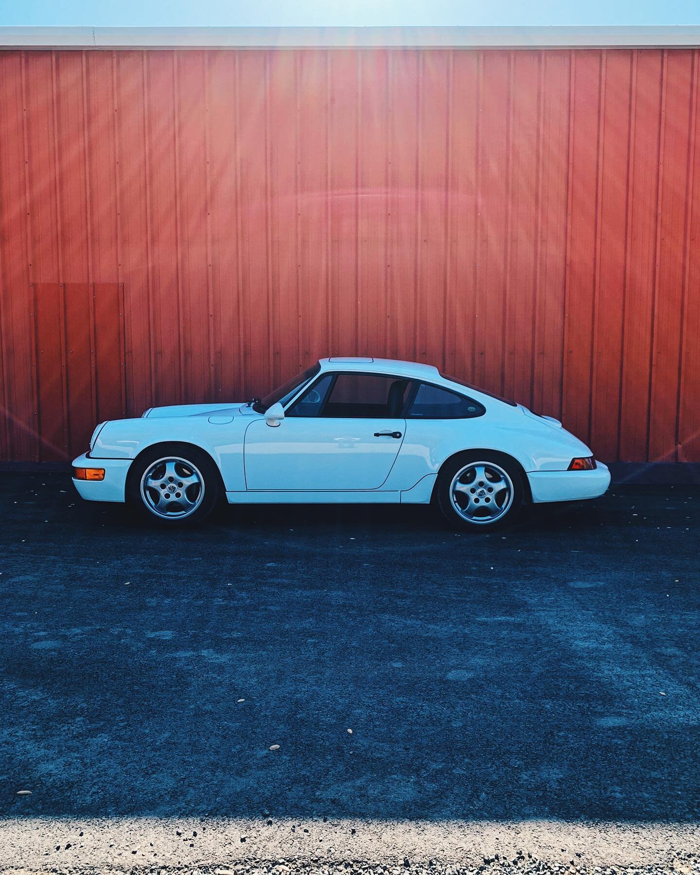 Attitude adjustment on this beautiful, low mileage #964 C2.  Moved to euro spec from USA ride height. Most of this car hadn&rsquo;t been touched since it left the factory. Corner balance and alignment, and a few other adjustments. Perfect road trippe