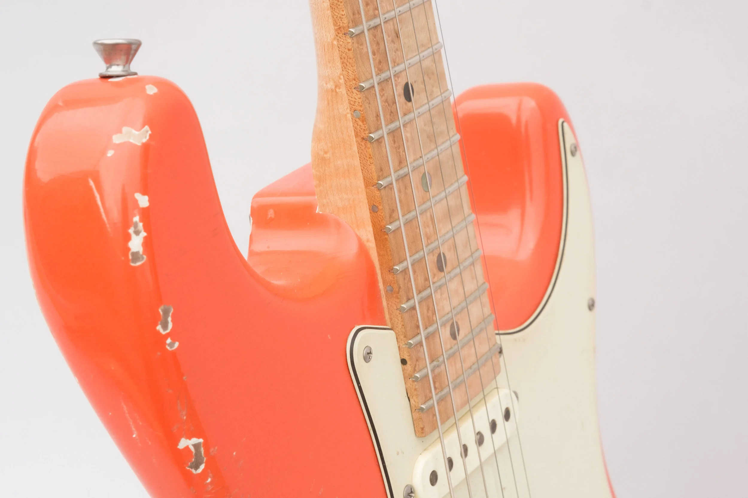 Honeybee Originals S-Model Fiesta Coral Guitar5.jpg