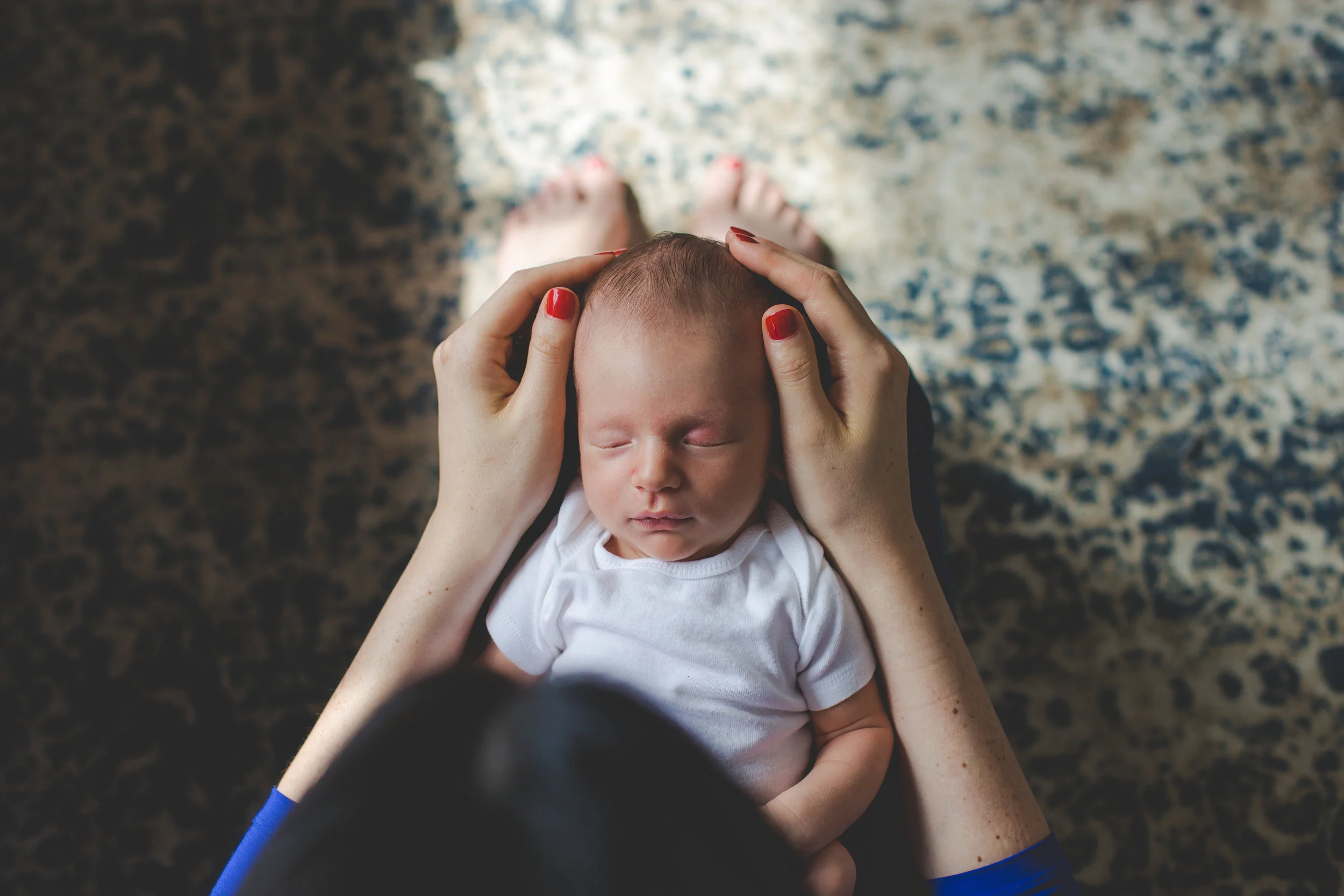 Newborn Wyatt At Home With Parents
