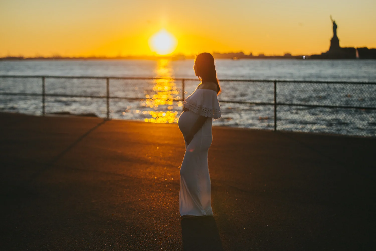 Maternity Photoshoot in Governors Island