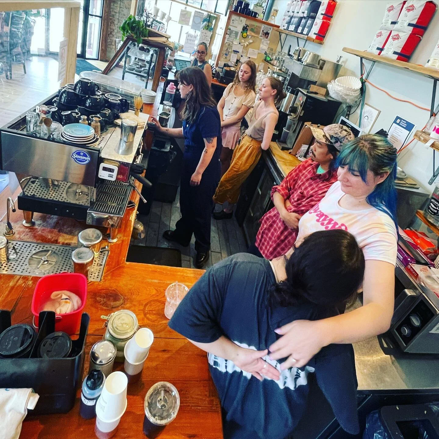 Barista tune-up class with @varietycoffee today! We&rsquo;re honing our skills to bring you even better coffee! ☕️