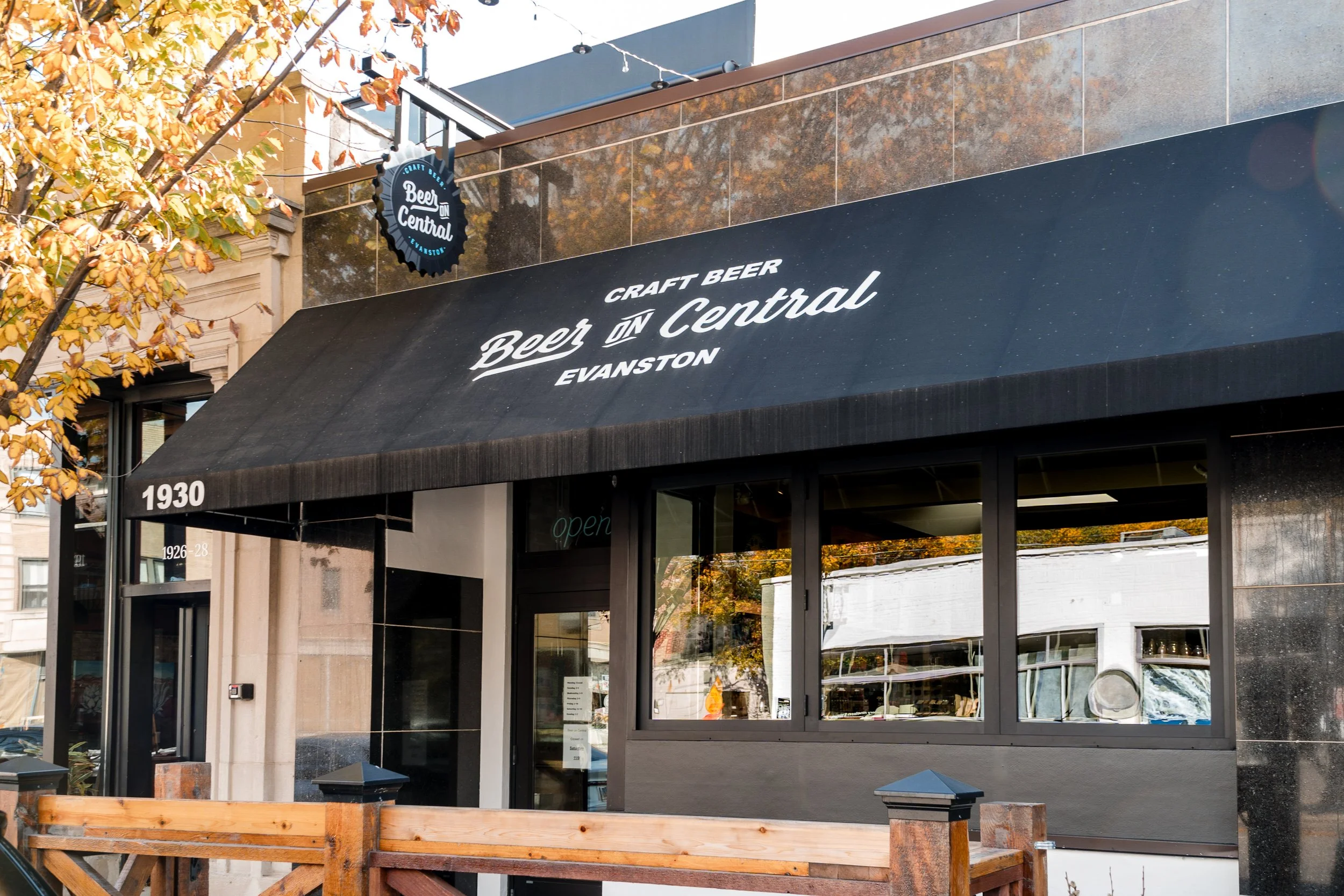For this Evanston storefront, we installed a LaCantina bi-fold window to open things up, let fresh air flow, and better connect the space with the street and the people outside.

Finished with a steel gray leathered granite countertop and a 5-inch ba