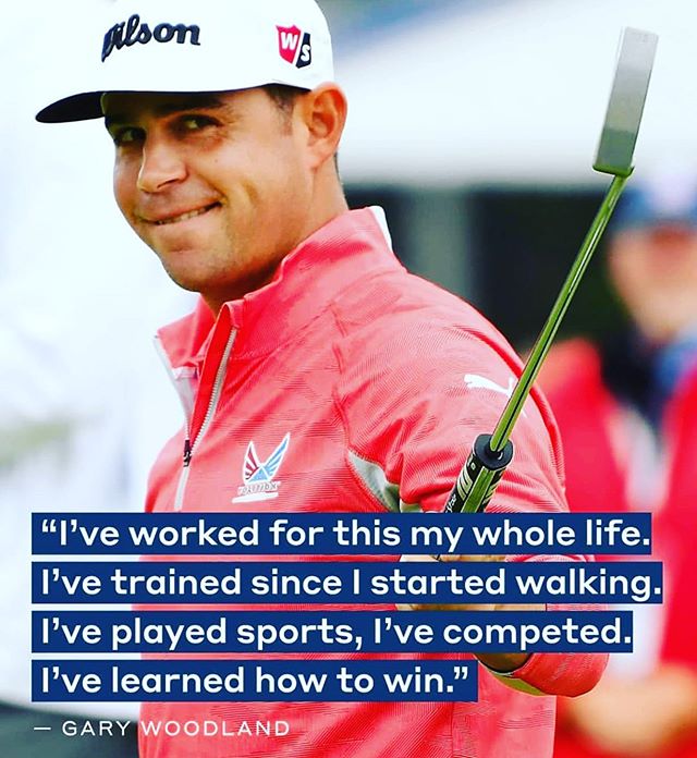 Wow, what a performance by @gary.woodland at the @usopengolf this weekend! On the back 9, during his final round Sunday, he had some moments with tons of pressure. Yet, he was able to excel and hold on for the win. 
After the tournament was over I wa