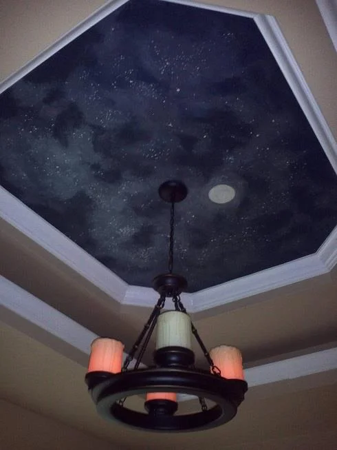 Mini-mural of Night Sky