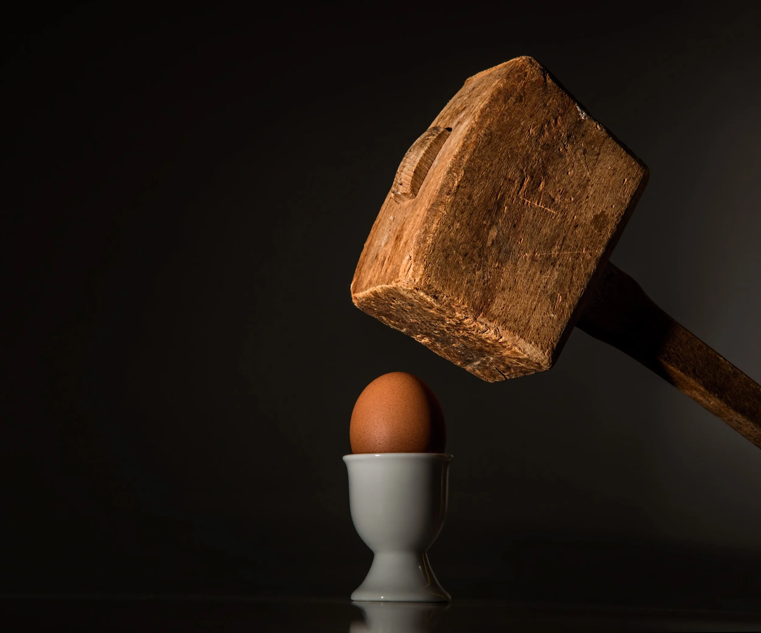 Ideas are like eggs. Once you break them open, you will never get them back in the shell.