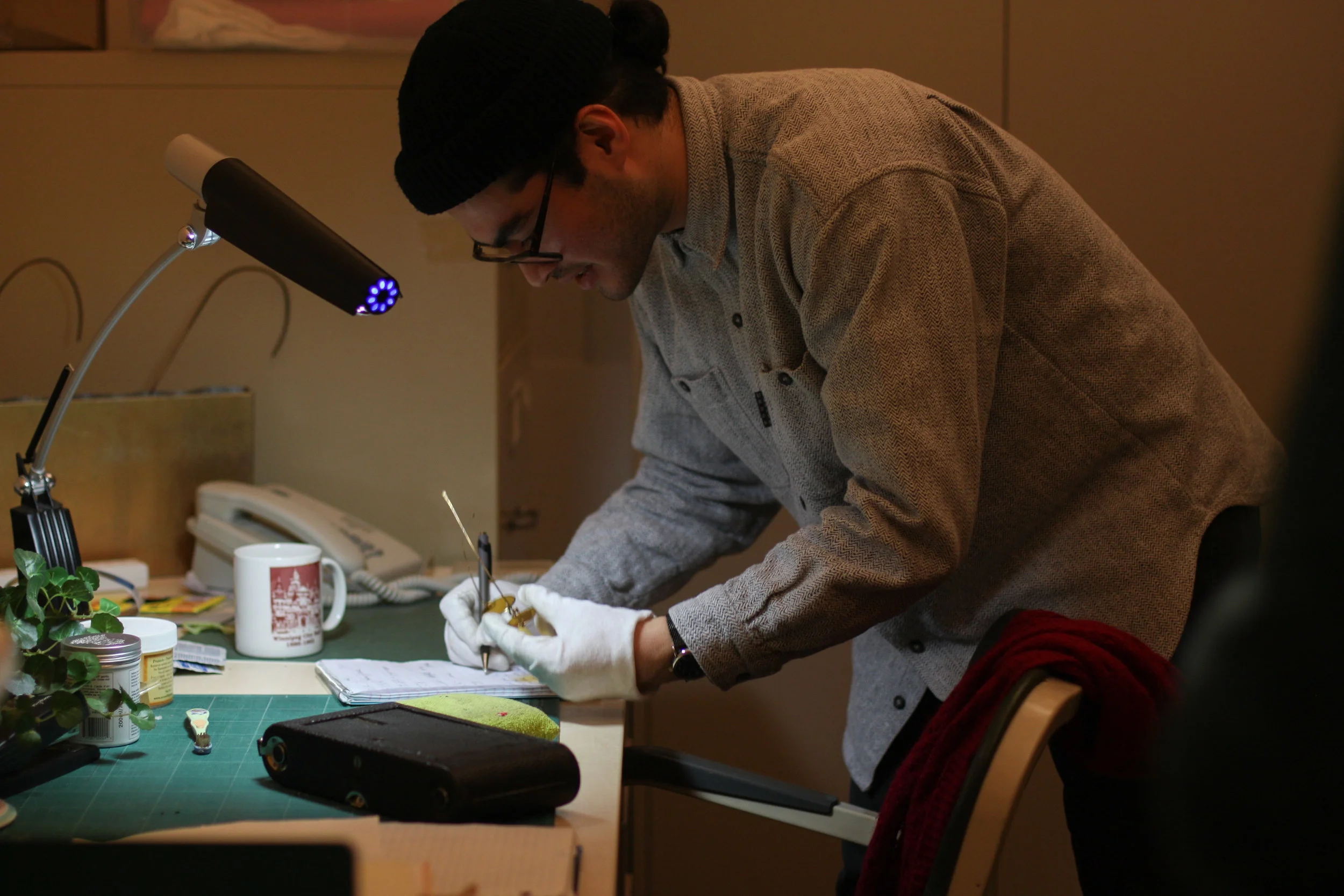 Dalnavert Museum intern curator Michael Teichman