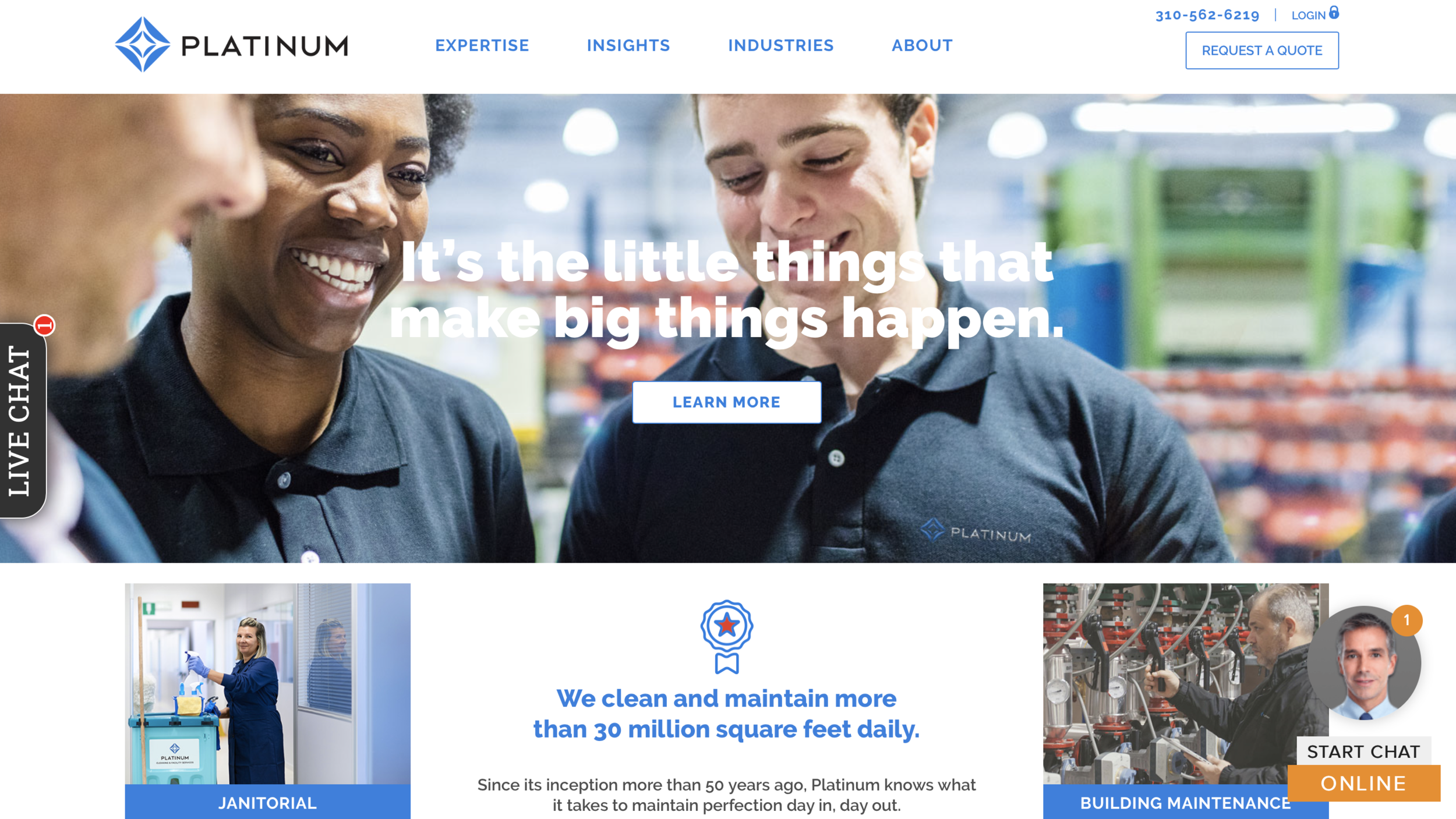 Platinum Cleaning &amp; Facilities Services