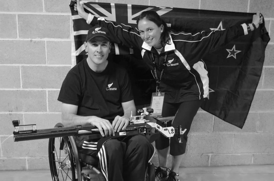 Mike Johnson & Anna Skipper (loader) after winning R4.jpg