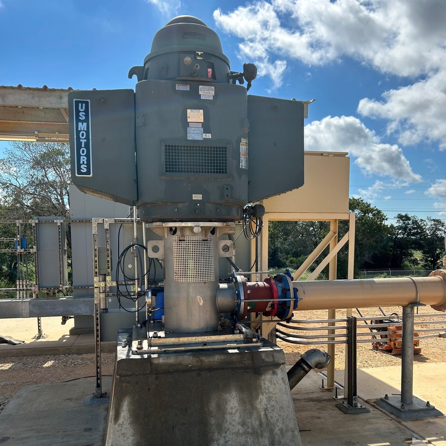 Well, well, well!⠀
⠀
Pictured is one of the newly built wells at the Water Treatment Plant which extends about 1,000 feet down and can pump as much as 2,000 gallons of water per minute. The delivery of treated water all starts with our 4 water wells 