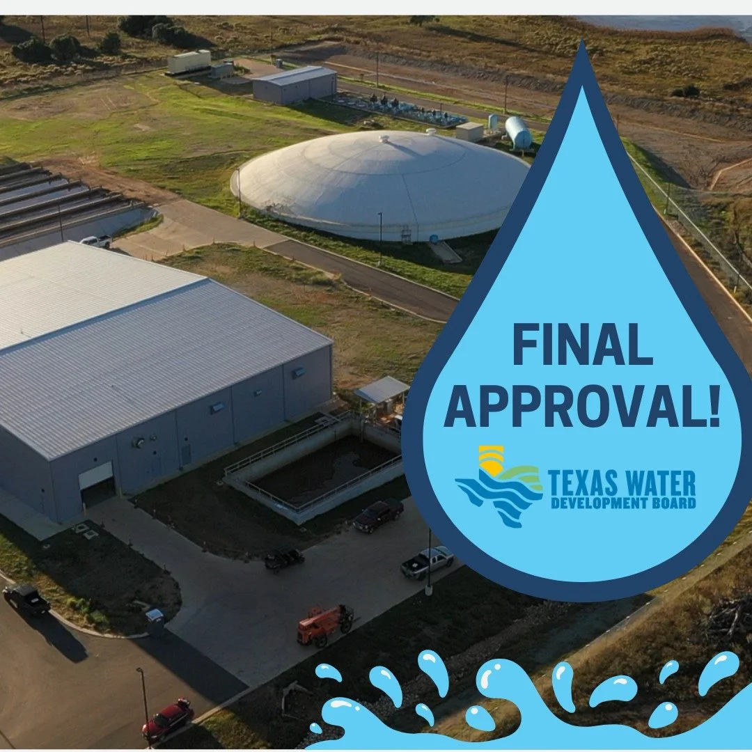 We are thrilled to announce the Texas Water Development Board has given Alliance Water final approval on our Water Treatment Plant and Pipeline Segments.

Thank you to our incredible crews and sponsors, the Cities of Buda, Kyle and San Marcos and Cou