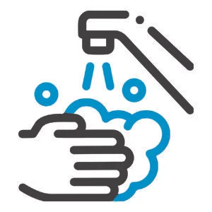 We encourage  regular and thorough hand washing.