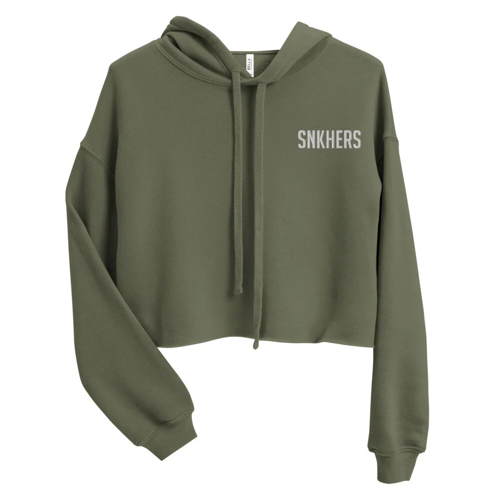 SNKHERS Crop Hoodie (More colors available)