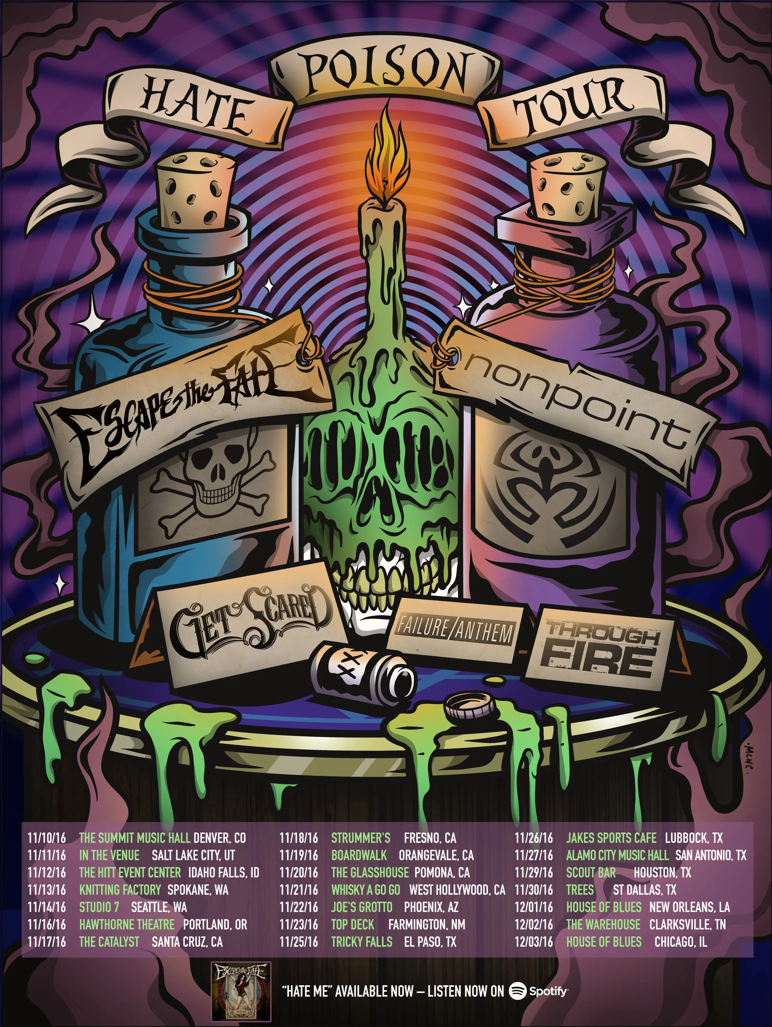 Escape the Fate: Hate Poison Tour