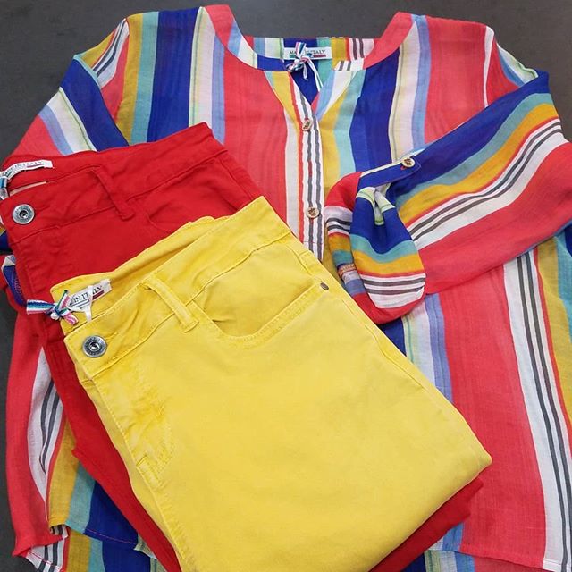 Sneak a peek at our new apparel! So colorful and ready for summer!