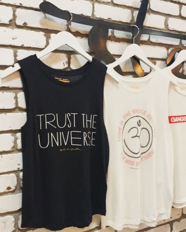 Spread some good vibes by shopping local and checking out our new arrivals from Spiritual Gangster! We can&rsquo;t wait to help you find your perfect style! 💕 #ohheystanley #steeleangel #spiritualgangster #yogabrand