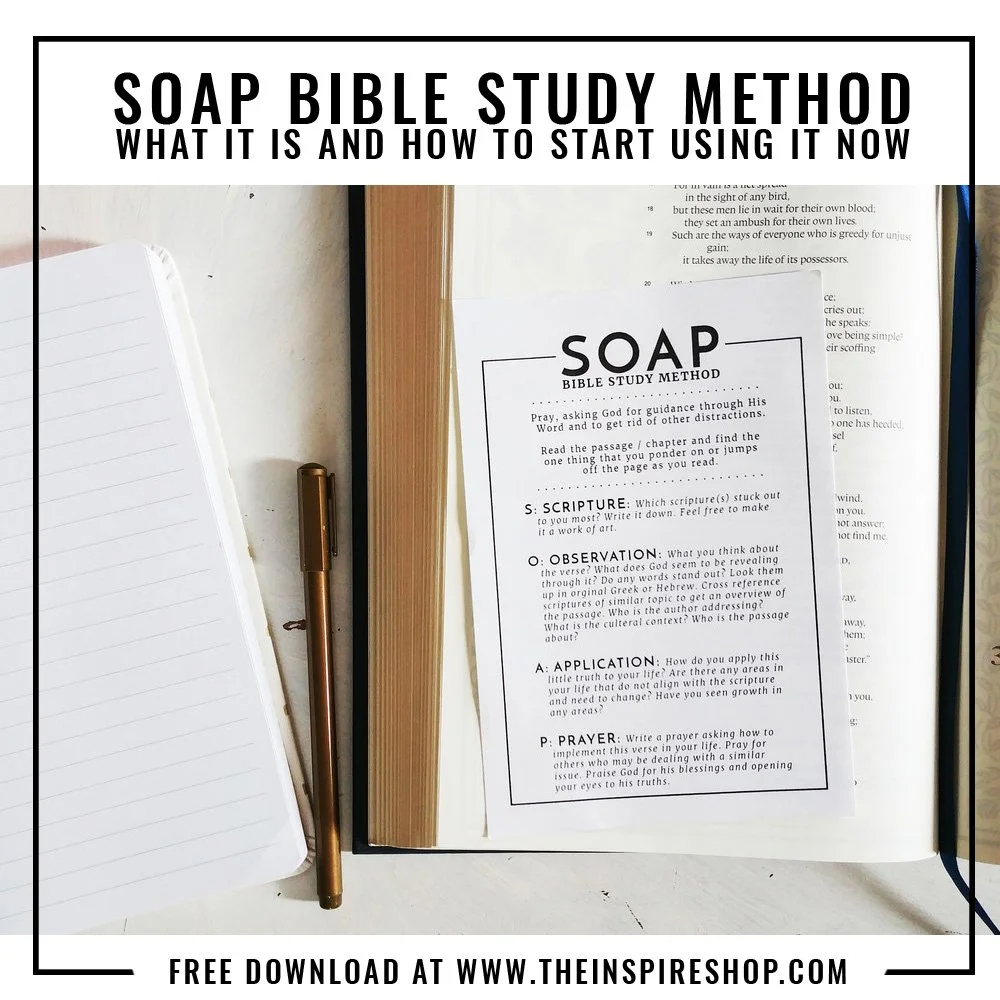 SOAP BIBLE STUDY METHOD {DIGITAL DOWNLOAD} (Copy)