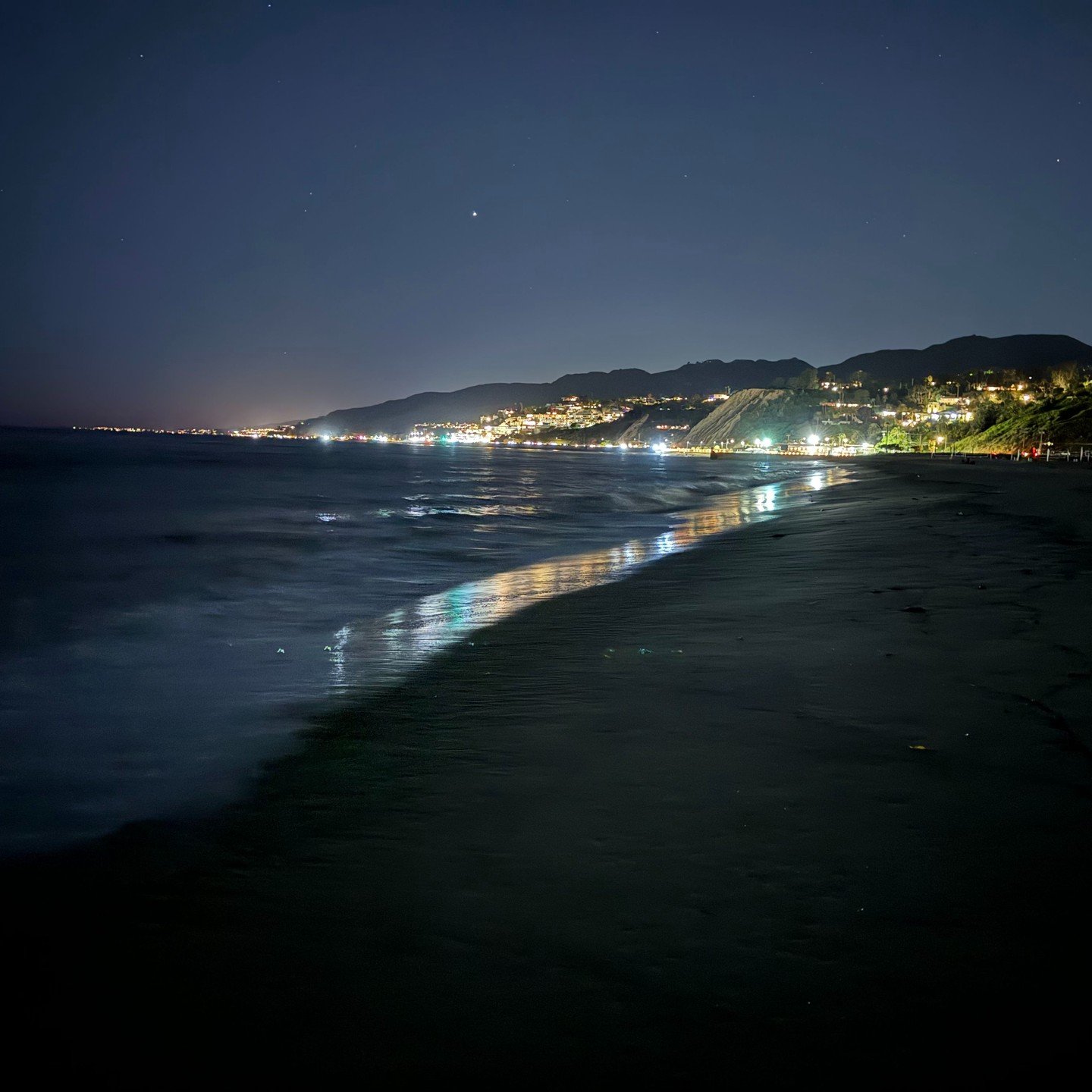 Why go to the gym when this breathtaking view is free? Trust me, the beach at night offers the best kind of workout for mind, body, and soul.