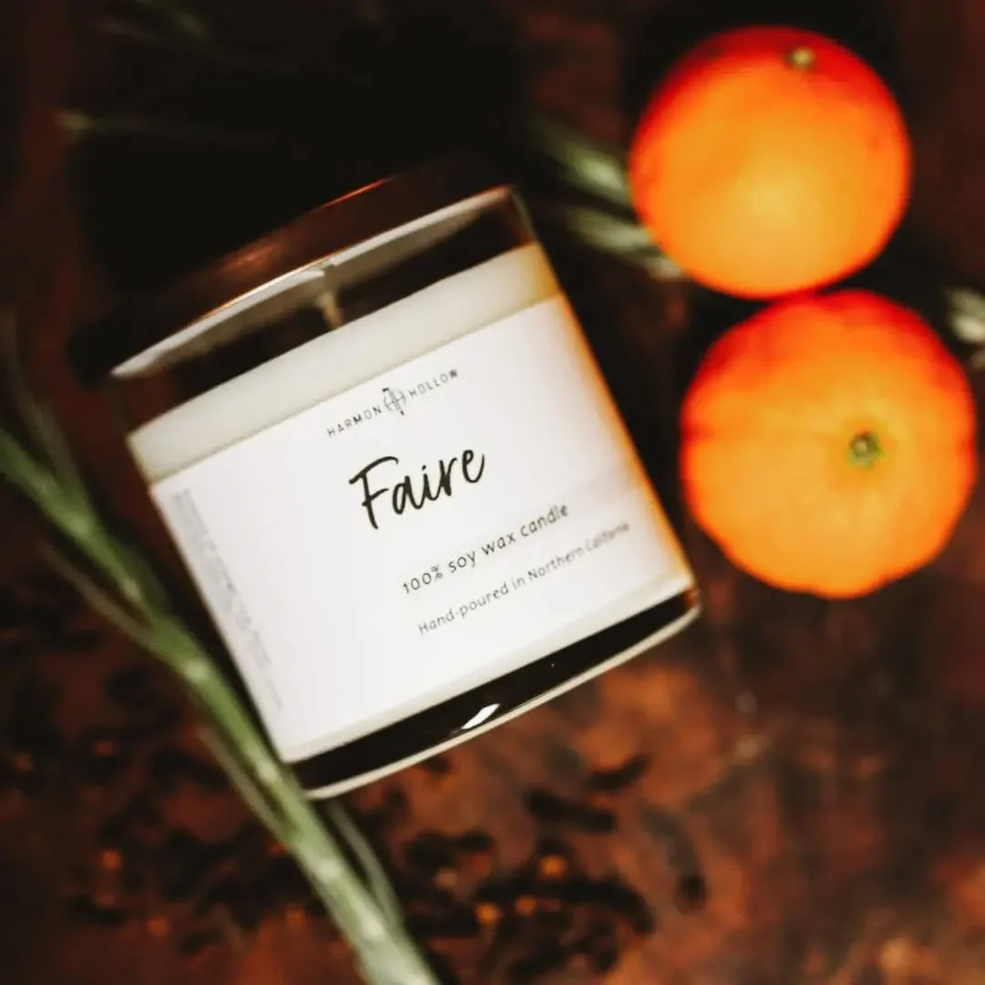 Faire is one of my favorites! It reminds me of walking the incense stalls at Renaissance Faires 😍 
.
.
🕯️
#candlelight #cozy #renaissancefaire #teamharmonhollow #harmonhollow #husbandandwife #california #smallbusiness #candlemaking #candle #faire