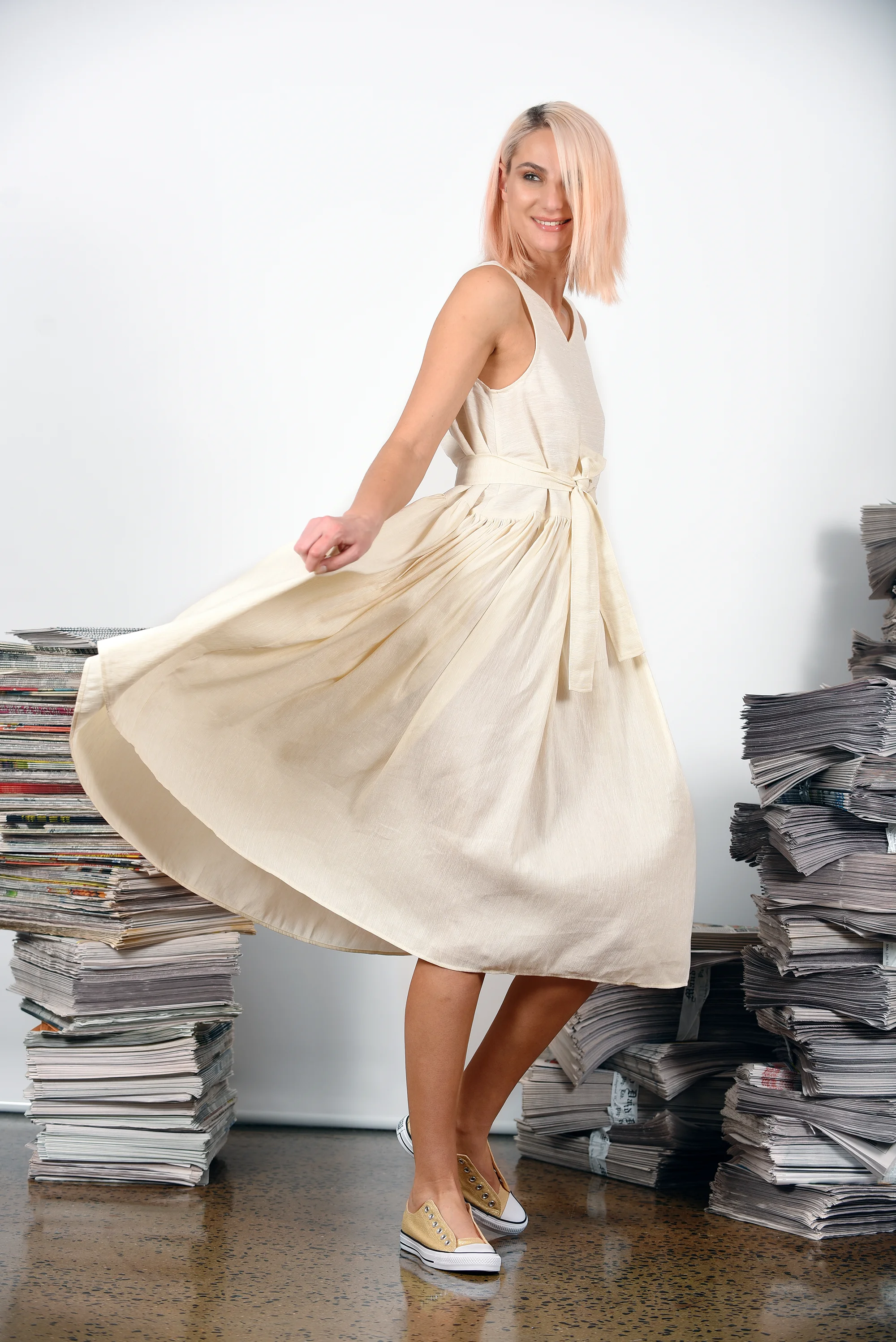 DTY02813C EXTRA EXTRA DRESS MODEL’S OWN SHOES