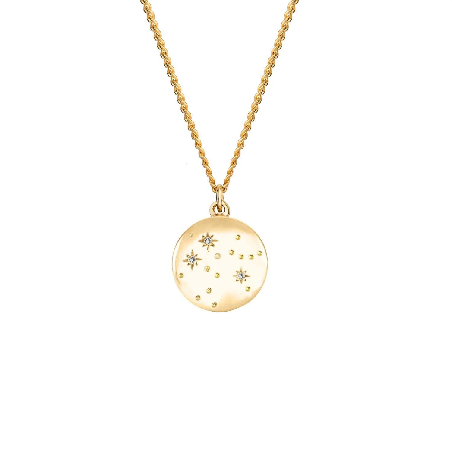 Gold Constellation Necklace with Diamonds — Jewellery - Main Image