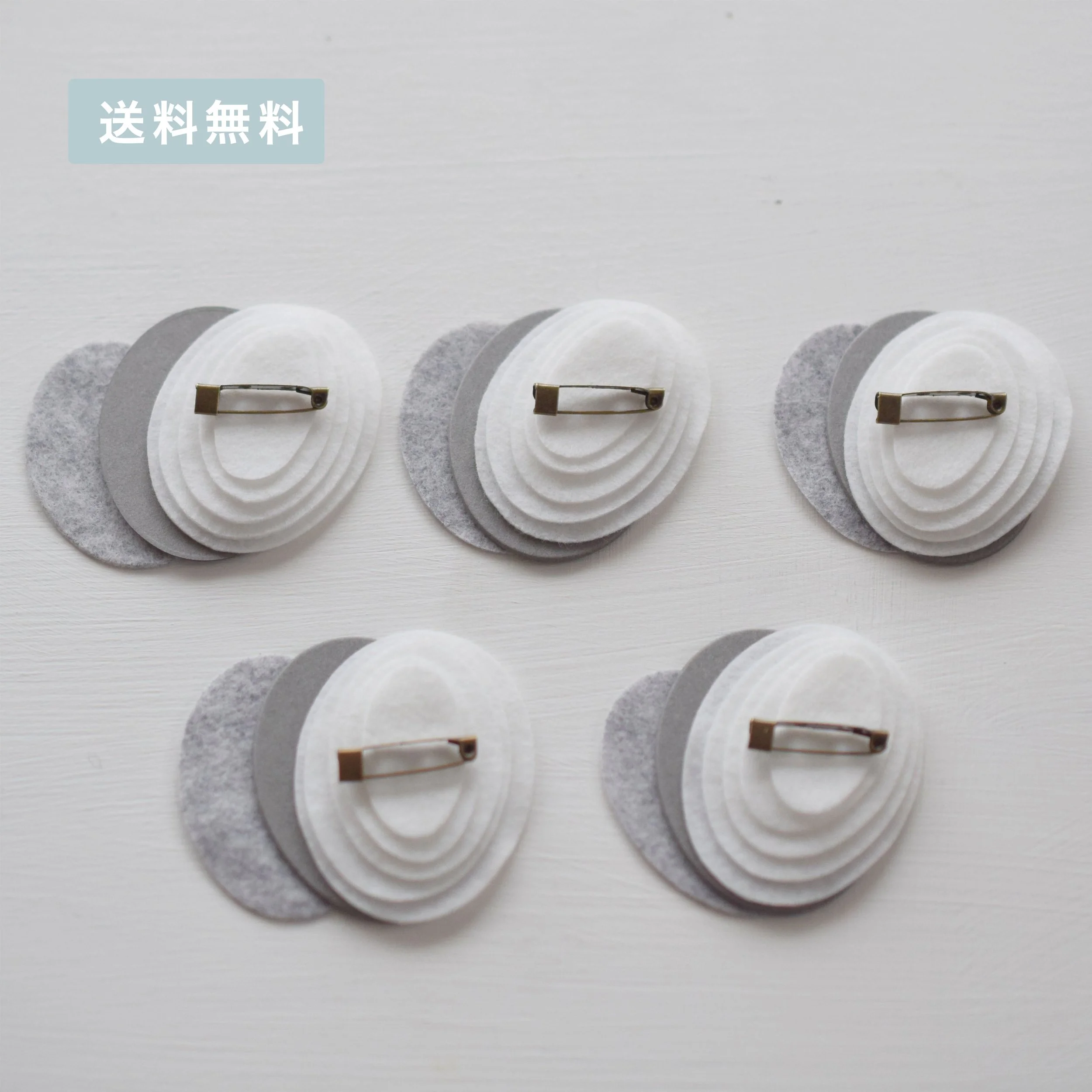 ブローチ 5個セット<br> ¥2890