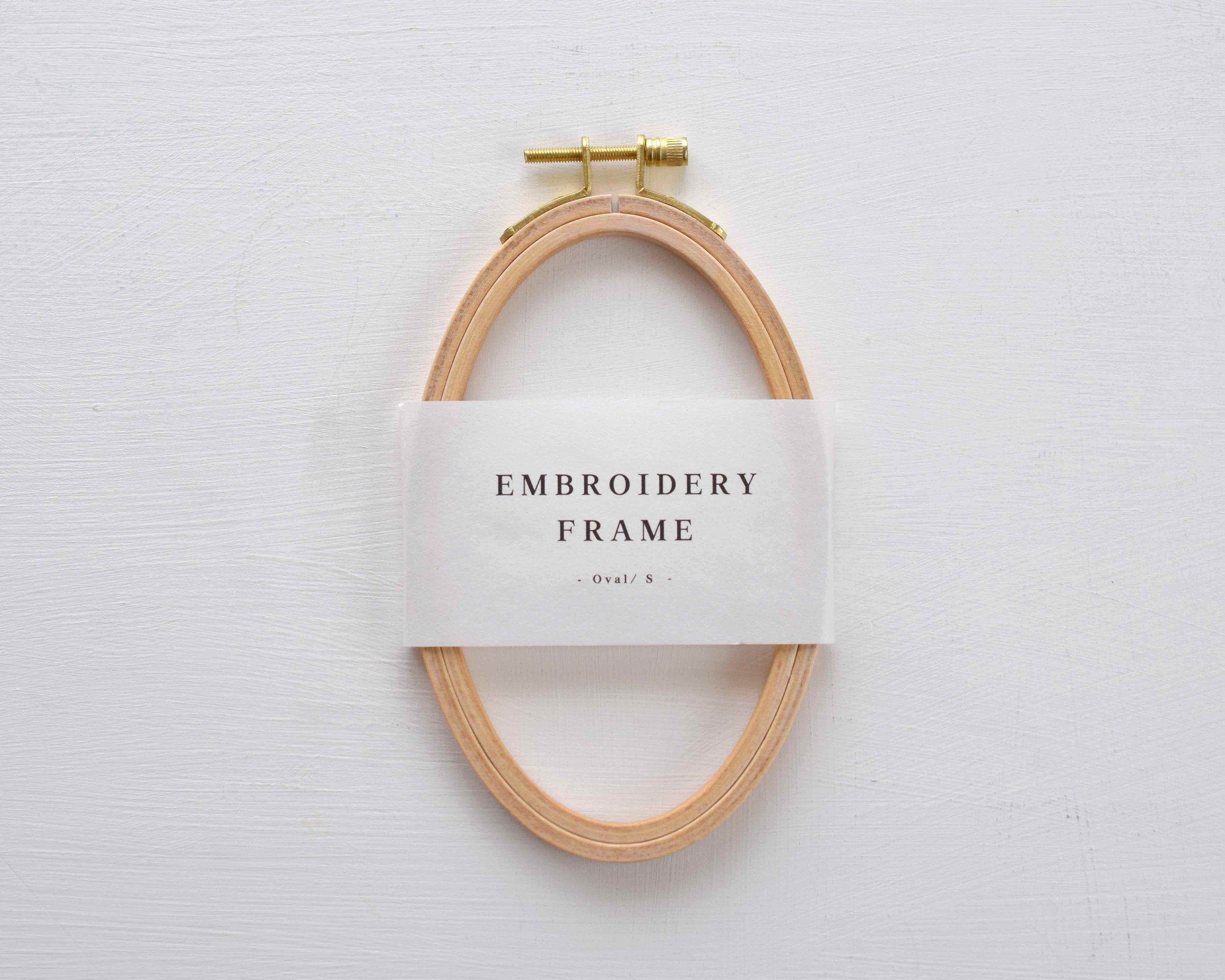 オーバル刺繍枠 S ¥1880