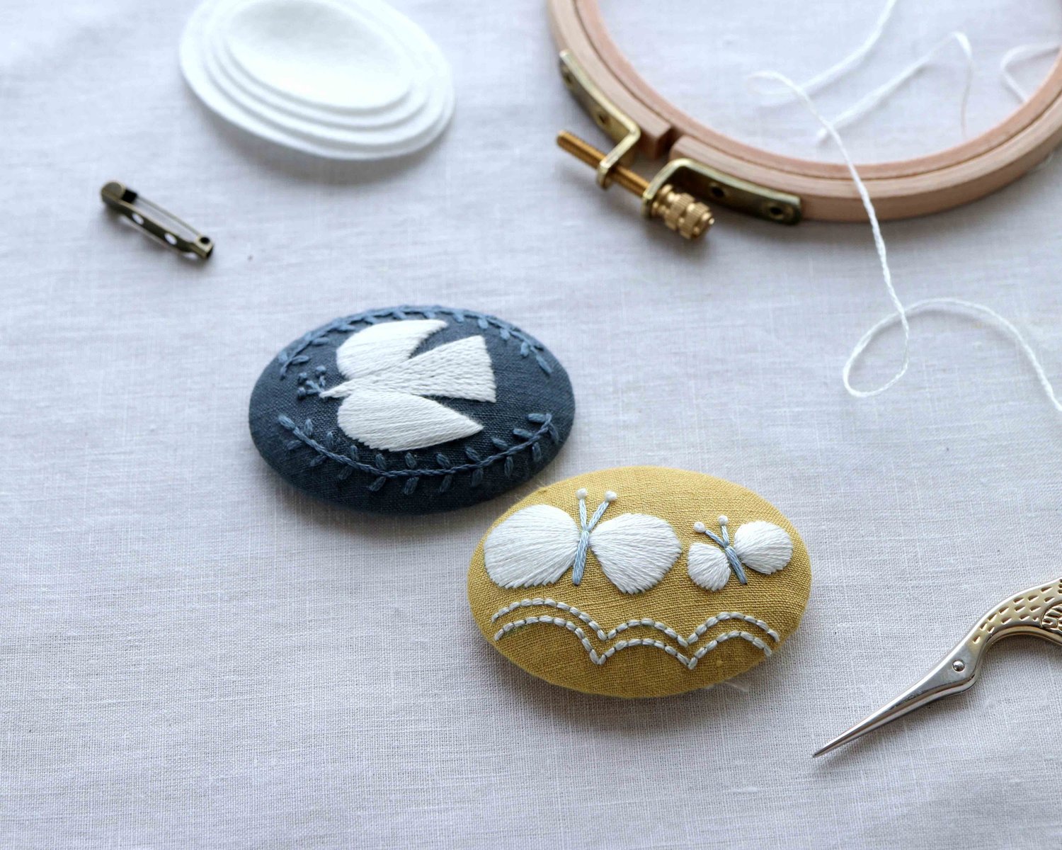 刺繍ハンドメードクションサイズ頭デルサイズ