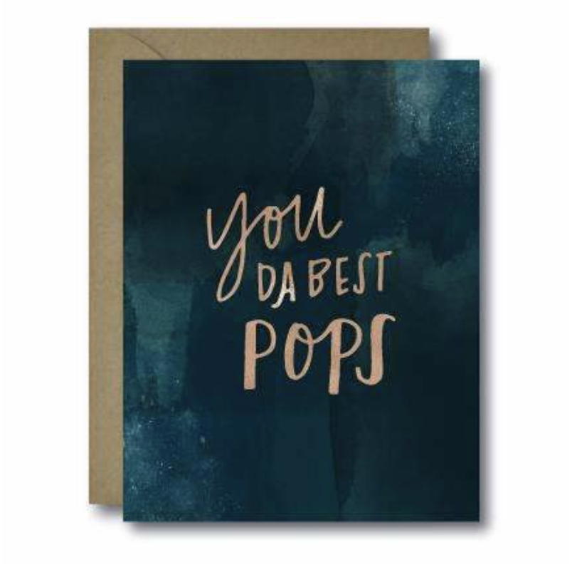 You Da Best Pops Greeting Card