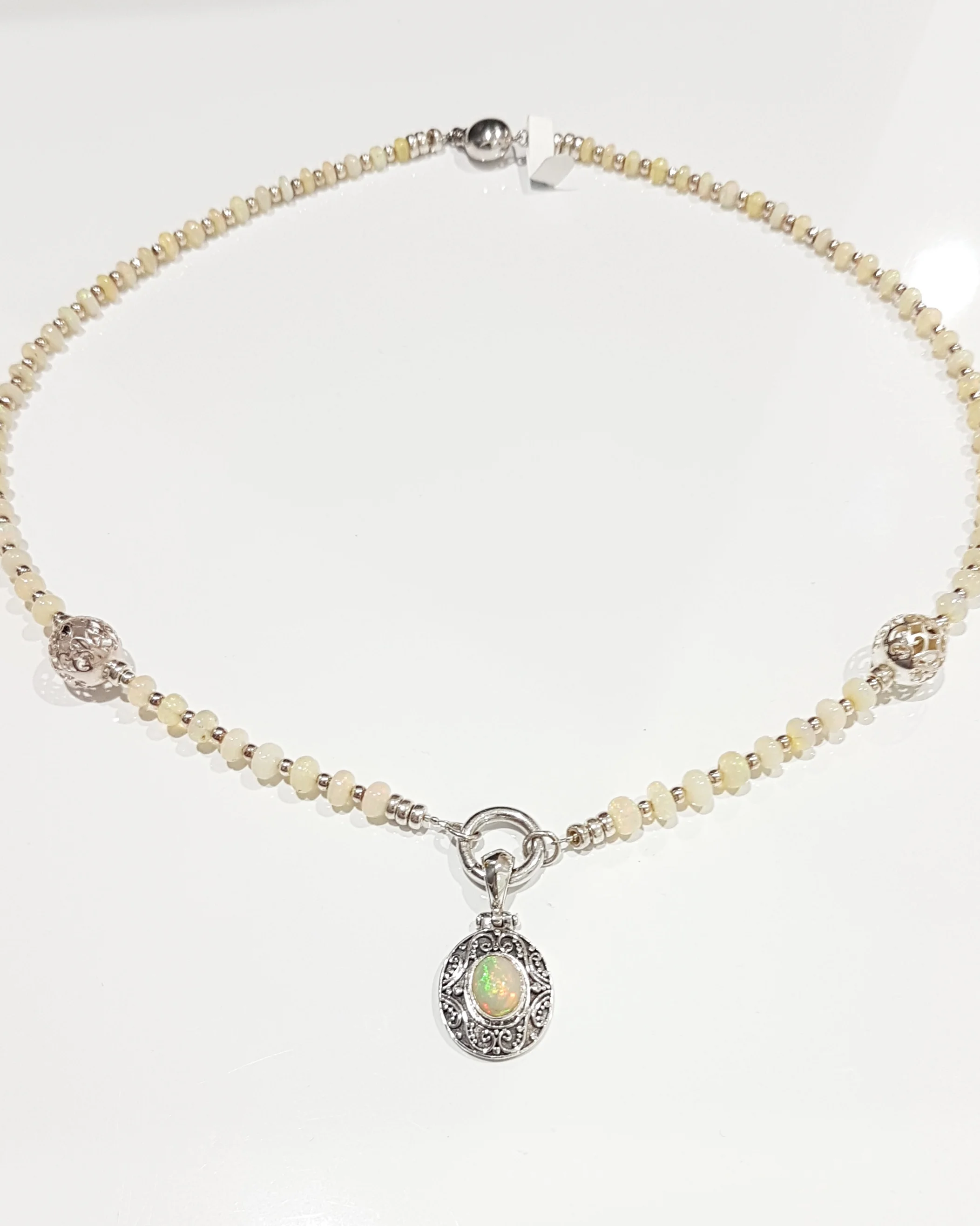 Ethiopian Beaded Necklace and Pendant