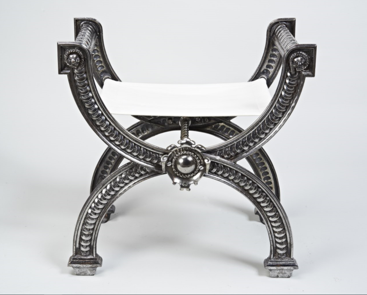 Iron Stool att. Crichley, Wright & Co front view.PNG