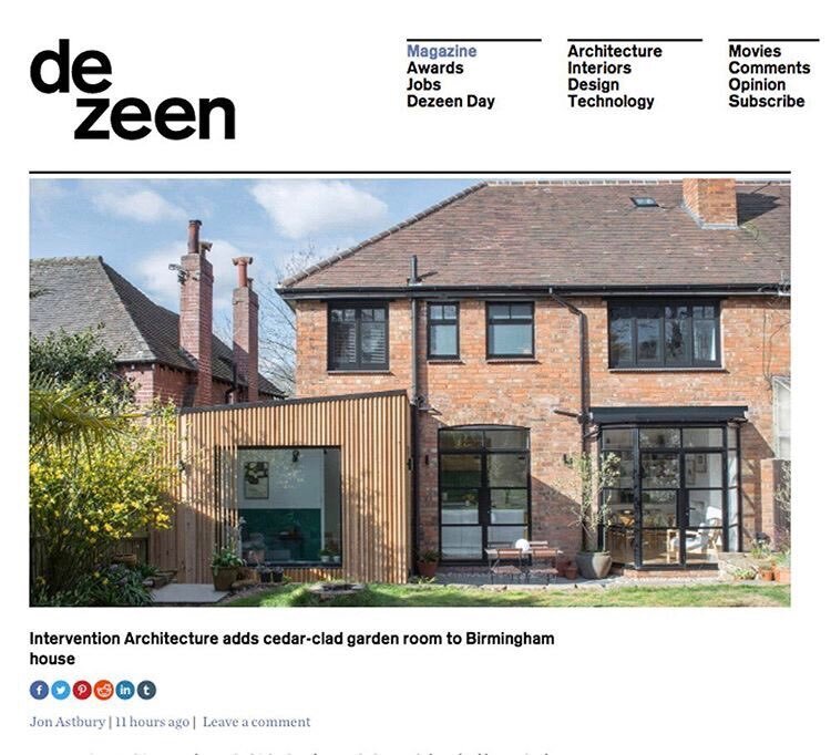 Our illustrator&rsquo;s botanical house published on @dezeen 🌿🌱#architecture #design #build #wowdevelopmens #interventionarchitecture #birmingham #dezeen #house