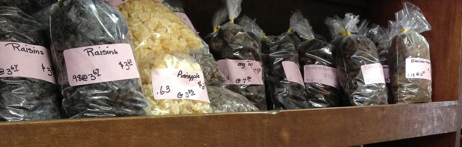 Raisins, Dried Pineapple / Apricot, Organic Figs