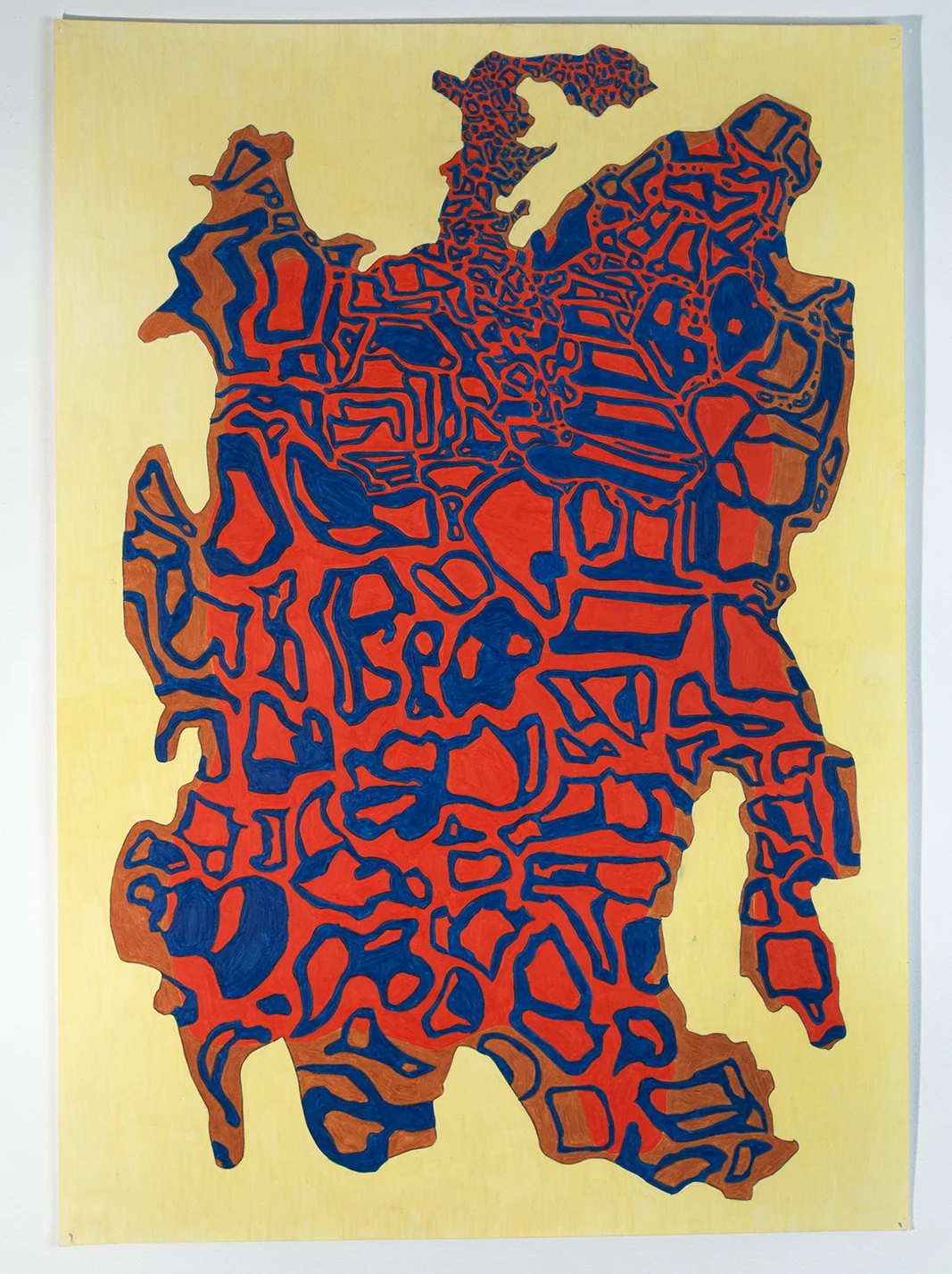 THE CHEESEBURGER ONE 2018 COLORED PENCIL/PENCIL/PAPER 26X18.25