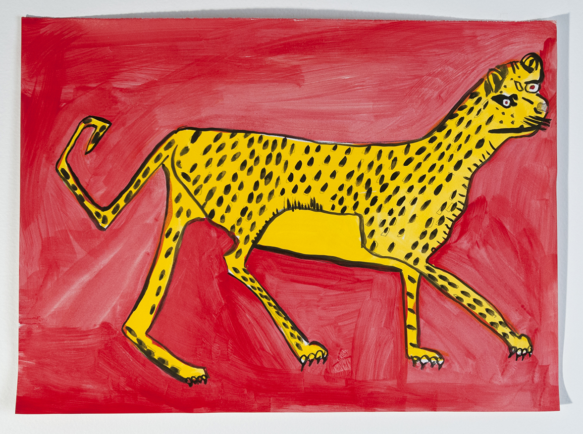 WEIRDO #6 2018 GOUACHE/PAPER 9.5X13