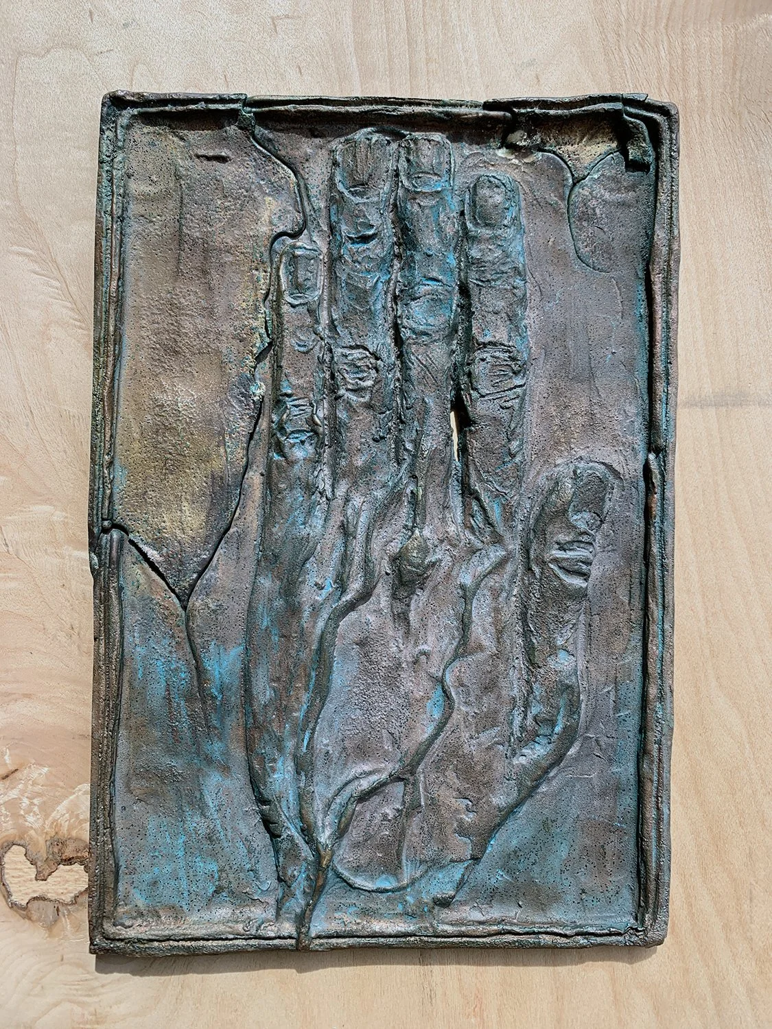 ACCESSION 2022 CAST BRONZE / PATINA 9.5X6.5X.375