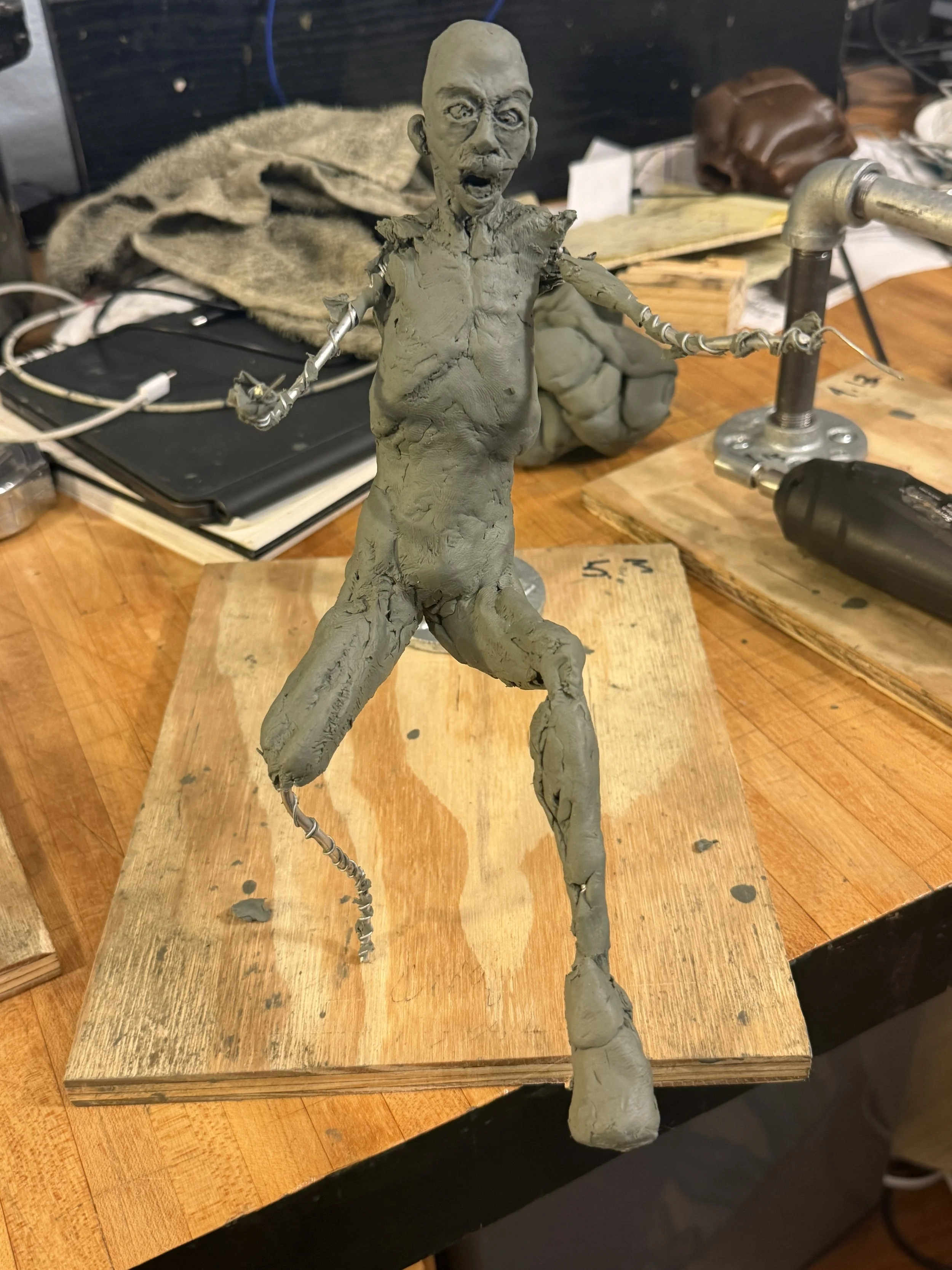 Damaged figure fragment