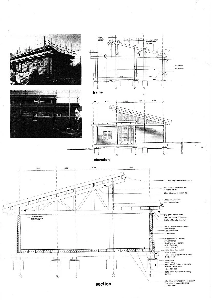 Thanet child care and training scheme Walter Segal method build